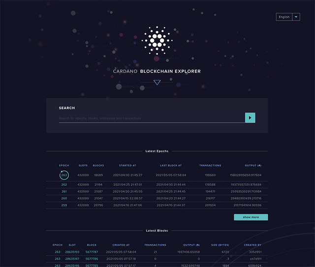 Cardano Explorer